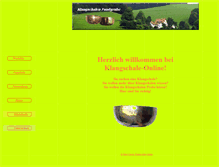 Tablet Screenshot of klangschale-online.de